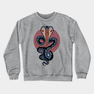 vintage cobra tattoo Crewneck Sweatshirt